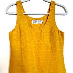 Super Rare Shipley & Halmos Silk Tank Goldenrod Yellow Barney's P